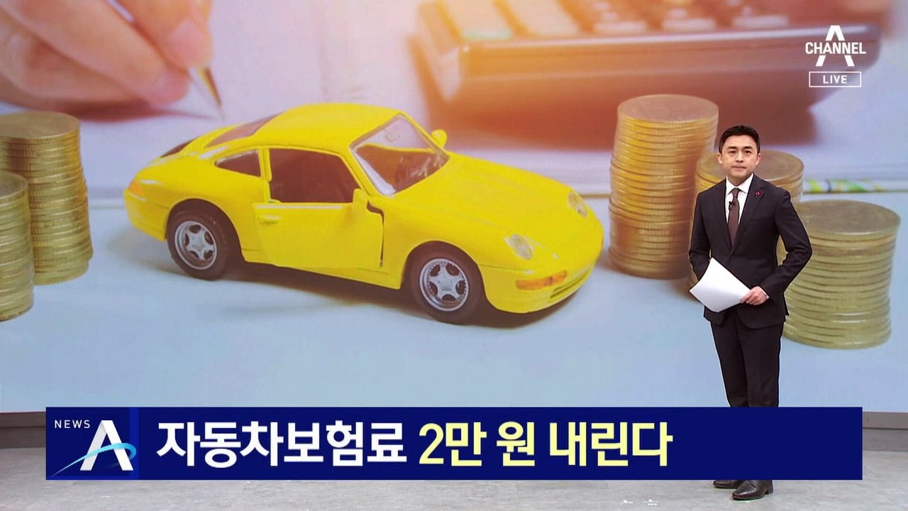 대형 손보사들, 내년 자동차보험료 2만 원 내린다