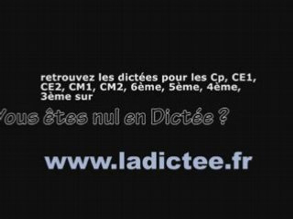 La_dictee_francais_audio_interactive