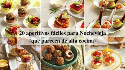 20 aperitivos fáciles para Nochevieja (que parecen de alta cocina)