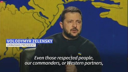 Zelensky says 'no one knows' when war in Ukraine will end