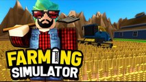 ÇİFTÇİ OLDUM TARLA YAPIYORUZ |  ROBLOX Farming Simulator 2019