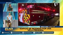 Miraflores: incendio en edificio habría sido provocado por una vela prendida