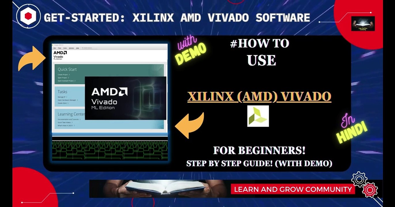 [In Hindi] : How to Use Xilinx Vivado | With Demo and Code - video ...