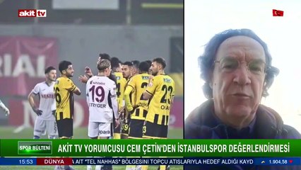 Akit TV yorumcusu Cem Çetin'den İstanbulspor değerlendirmesi