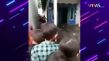 Air Bah Hitam Mengalir Deras dari Satu Rumah Warga Lombok