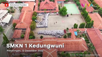 Potret Mobil Listrik dari Jokowi untuk SMKN 1 Kedungwuni