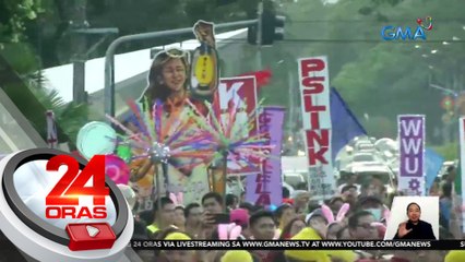 Iba't ibang isyu tulad ng PUV modernization, LGBTQ+ at gulo sa Gaza, isinulong sa Lantern Parade ng UP Diliman | 24 Oras