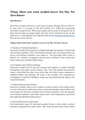 semi truck accident lawyer