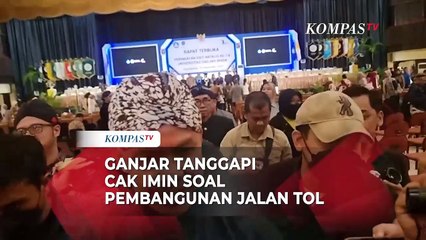 Ganjar Tanggapi Cak Imin yang Kritik Tol Tak Bisa Dinikmati Tukang Becak
