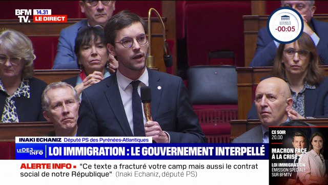 Loi immigration: Nous dénoncerons ce texte au Conseil constitutionnel assure Iñaki Echaniz (PS)