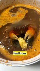 Kepiting Mau Dimasak Mala Ikut Makan