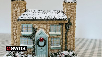 Woman recreates cottage from film The Holiday – out of cake
