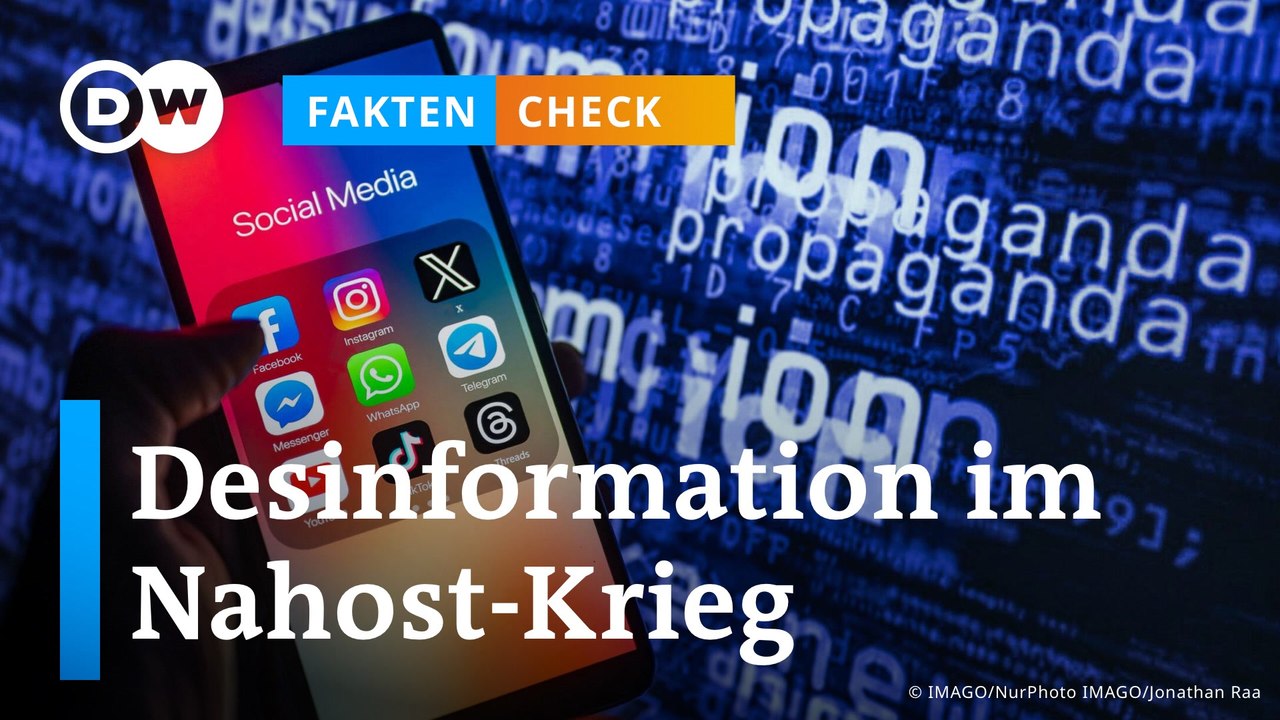 Faktencheck: Wie man Desinformation im Nahost-Krieg erkennt