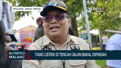 Tiang Listrik di Tengah Jalan Disorot, Dinas Janji Bakal Dipindah