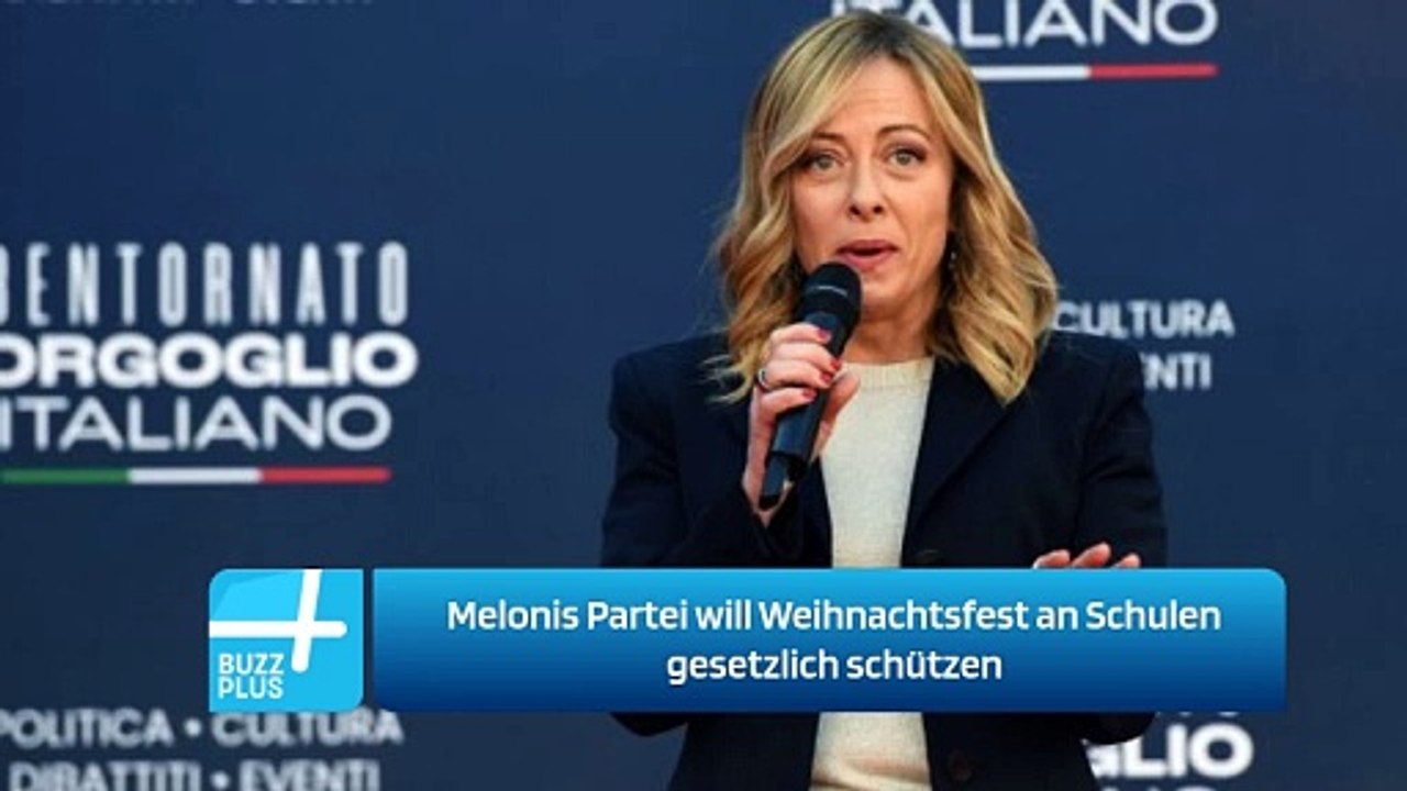 Melonis Partei will Weihnachtsfest an Schulen gesetzlich schützen