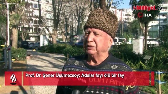 Prof. Dr. Şener Üşümezsoy: Adalar fayı ölü bir fay
