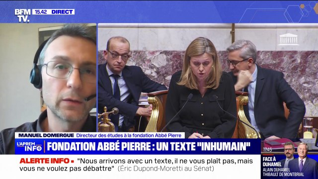 Loi immigration: Des mesures absurdes qui vont causer du désordre estime Manuel Domergue de la fondation Abbé Pierre