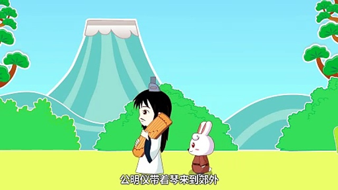 Short Chines Idiom Cartoon Stories: 6对牛弹琴