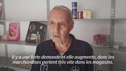 Les magasins de Gaza manquent de marchandises