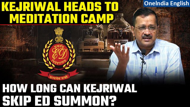 Arvind Kejriwal to skip ED summon, heads to 10-day Vipassana meditation camp | Oneindia News