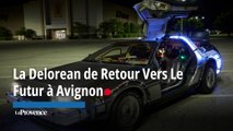 Avignon: quand la Delorean de « Retour vers le futur » rencontre le palais des papes