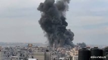 Fumo sopra Rafah dopo l'ultimo attacco israeliano