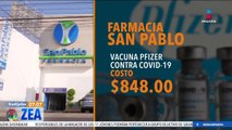 Vacuna Pfizer contra Covid-19 ya se podrá comprar en las principales cadenas farmacéuticas de México