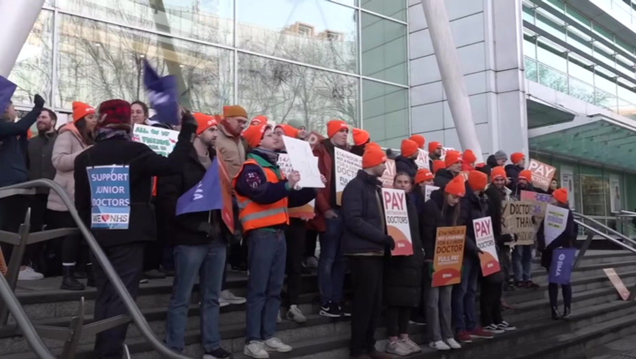 Government has pushed us to strike, says junior doctor on picket line