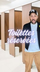 Réservez votre toilette à l'avance pour éviter les erreurs 🚻