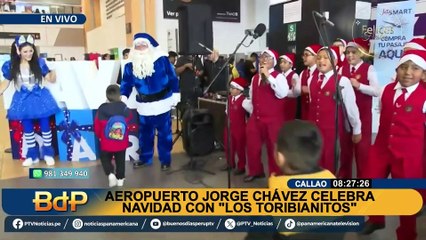 ¡Adelantaron Navidad! Los Toribianitos reciben a viajeros con show en aeropuerto Jorge Chávez