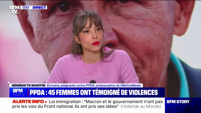 Accusations de viols contre Patrick Poivre d'Arvor: Il y a un côté sériel qui saute aux yeux , pour l'écrivaine Bénédicte Martin (plaignante contre l'ancien présentateur)