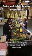 Christmas workshop at Battersea Power Station