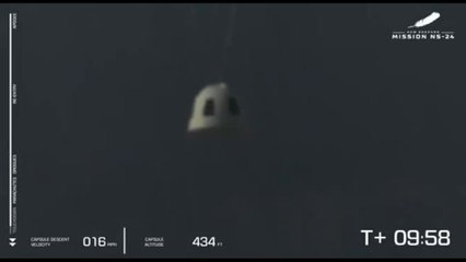 Blue Origin ha portato nello Spazio 33 esperimenti e 38mila cartoline