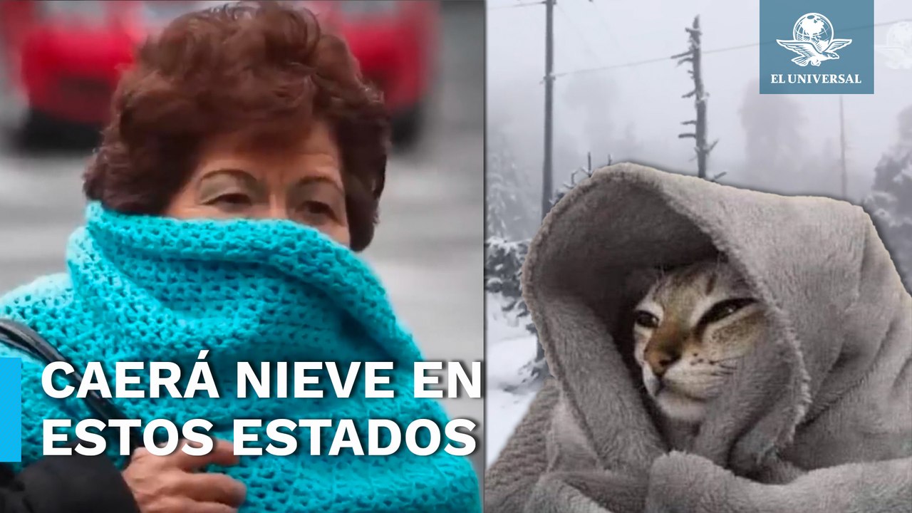 ¡Ya cierra el refri Dios! Se aproxima otro frente frío y tormenta invernal