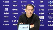 Luis García Plaza sobre las dificultades del Alavés antes de enfrentarse al Real Madrid