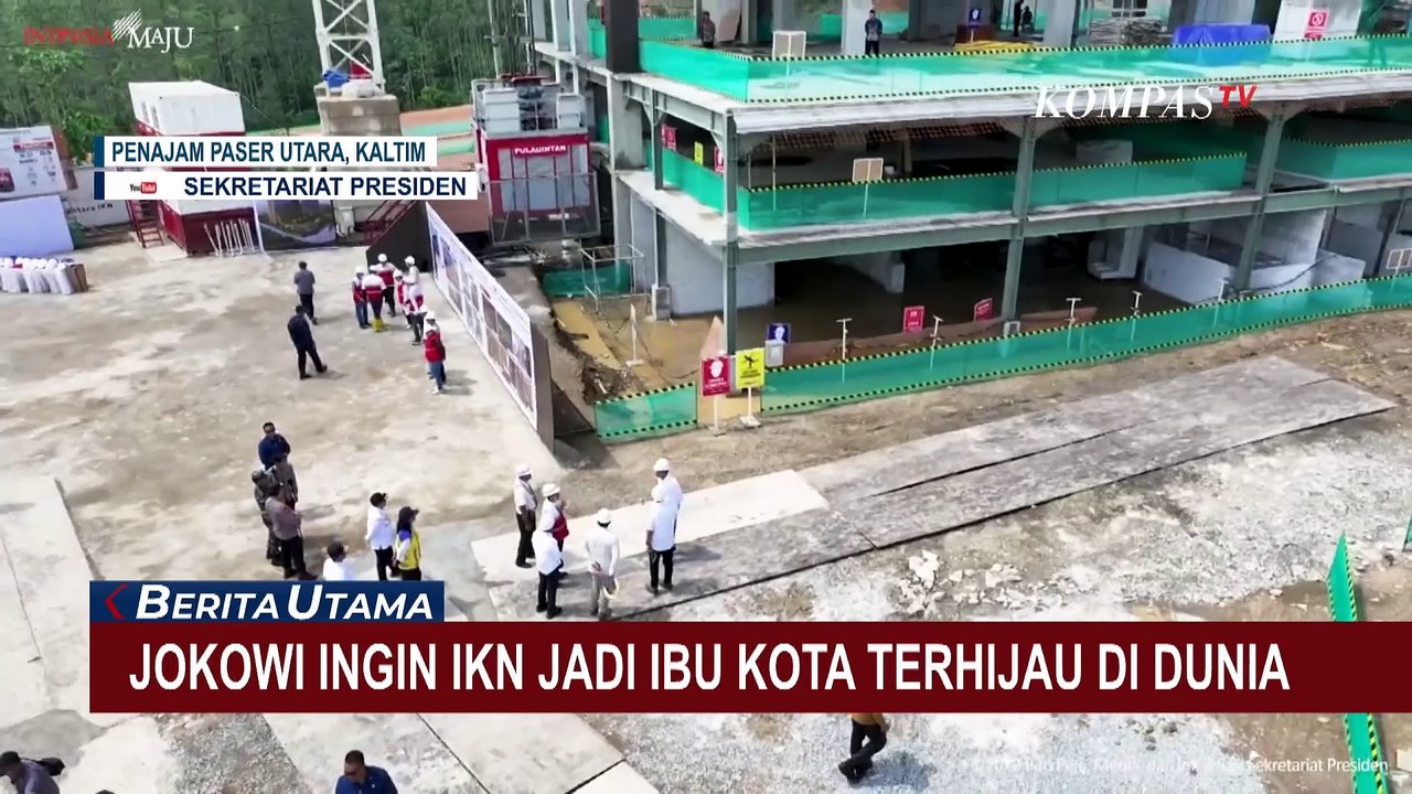 Jokowi Tinjau Pembangunan Hotel Nusantara dan Hadiri Groundbreaking RSUP di IKN