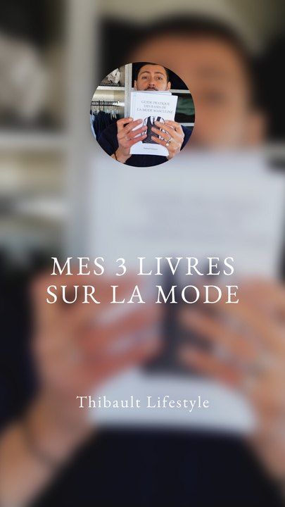 MES 3 LIVRES sur la MODE