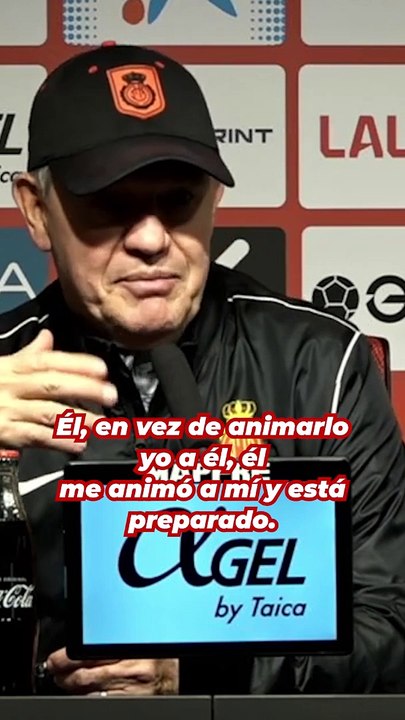 La actitud de un canterano del Mallorca con Javier Aguirre tras fallar un gol