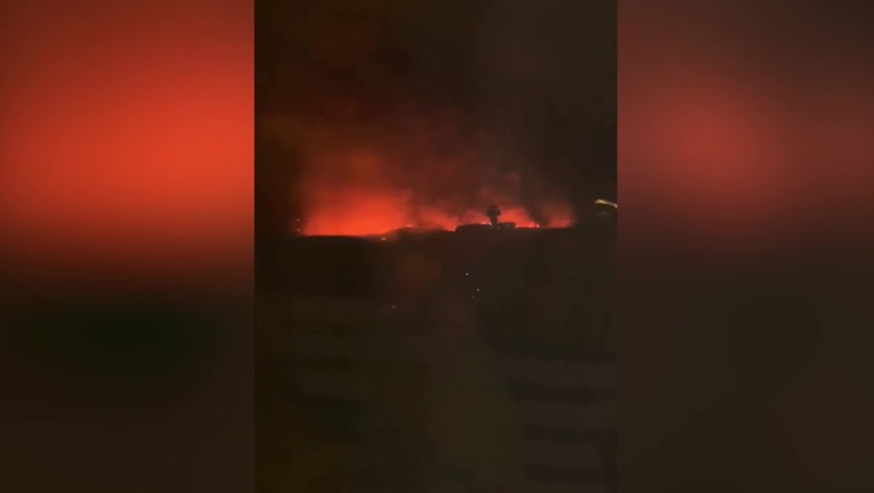 POV: You’re flying over the erupting Iceland volcano