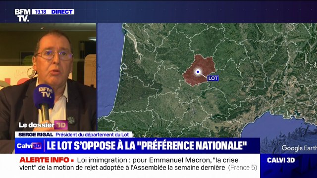 On a pour habitude de ne jamais exclure qui que ce soit : Serge Rigal, président (DVG) du département du Lot, refuse d'appliquer le principe de préférence nationale concernant l'Allocation personnalisée d'autonomie (APA)