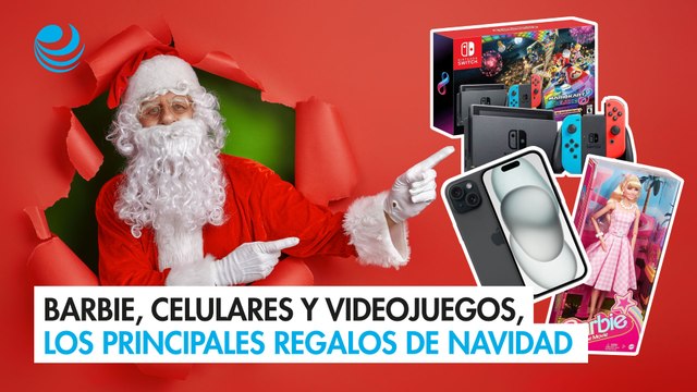 Barbie, celulares y videojuegos, los principales regalos de Navidad