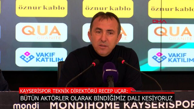 Recep Uçar, Fenerbahçe maçı sonrası konuştu: Çok uğraştık ama başarılı olamadık