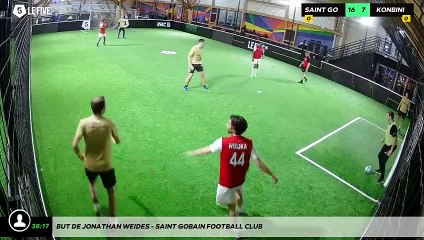 But de Jonathan WEIDES - Saint Gobain Football Club