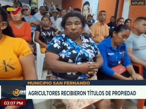 Apure | INTI entrega títulos de propiedad a pequeños, medianos y grandes productores del campo