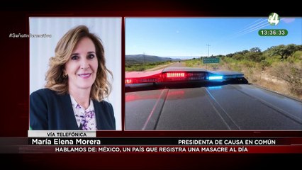 Maria Elena Morera habla sobre México, un país que registra una masacre al día
