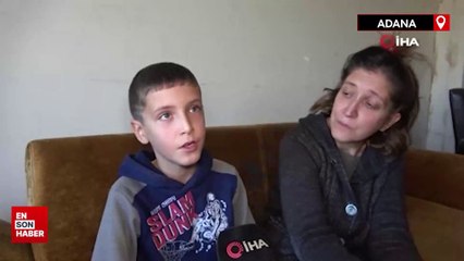 Adana'da işitme engelli anne ve oğlu sokağa atılmaktan korkuyor