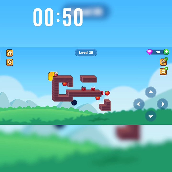 Hungry Worm Game Play