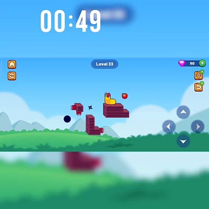 hungry Worm Game Play