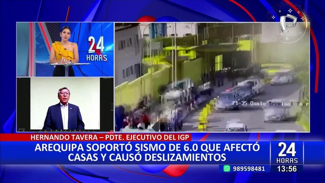 Sismo en Arequipa: “No hubo daños materiales”, aclara Hernando Tavera del IGP