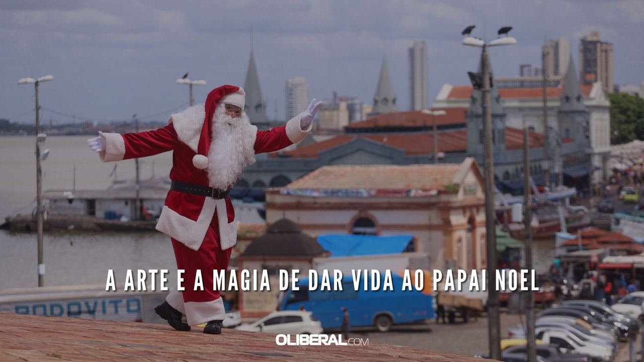 A arte e a magia de dar vida ao Papai Noel